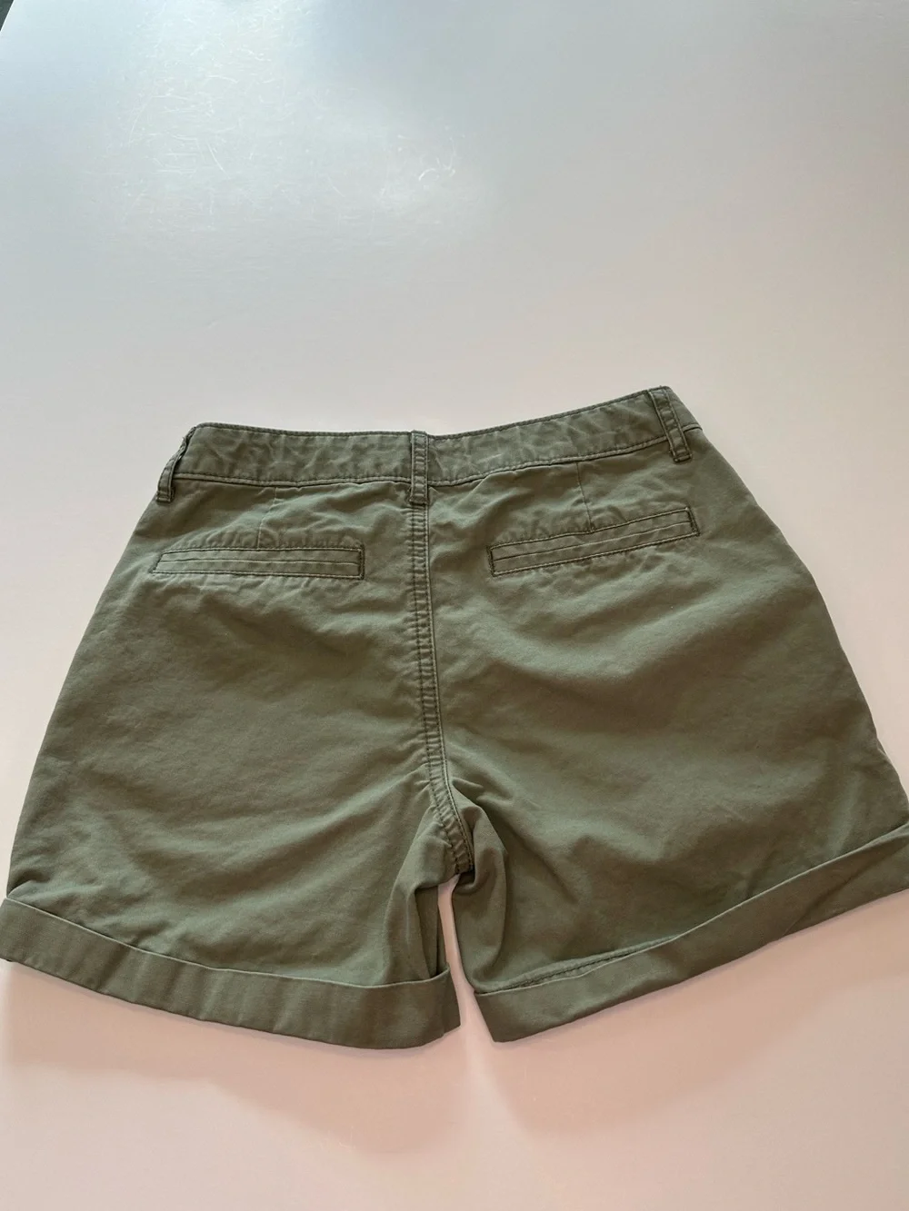 GAPKids Peach Sequins T-Shirt Yellow Jean Shorts Green Chino Girls Size 12